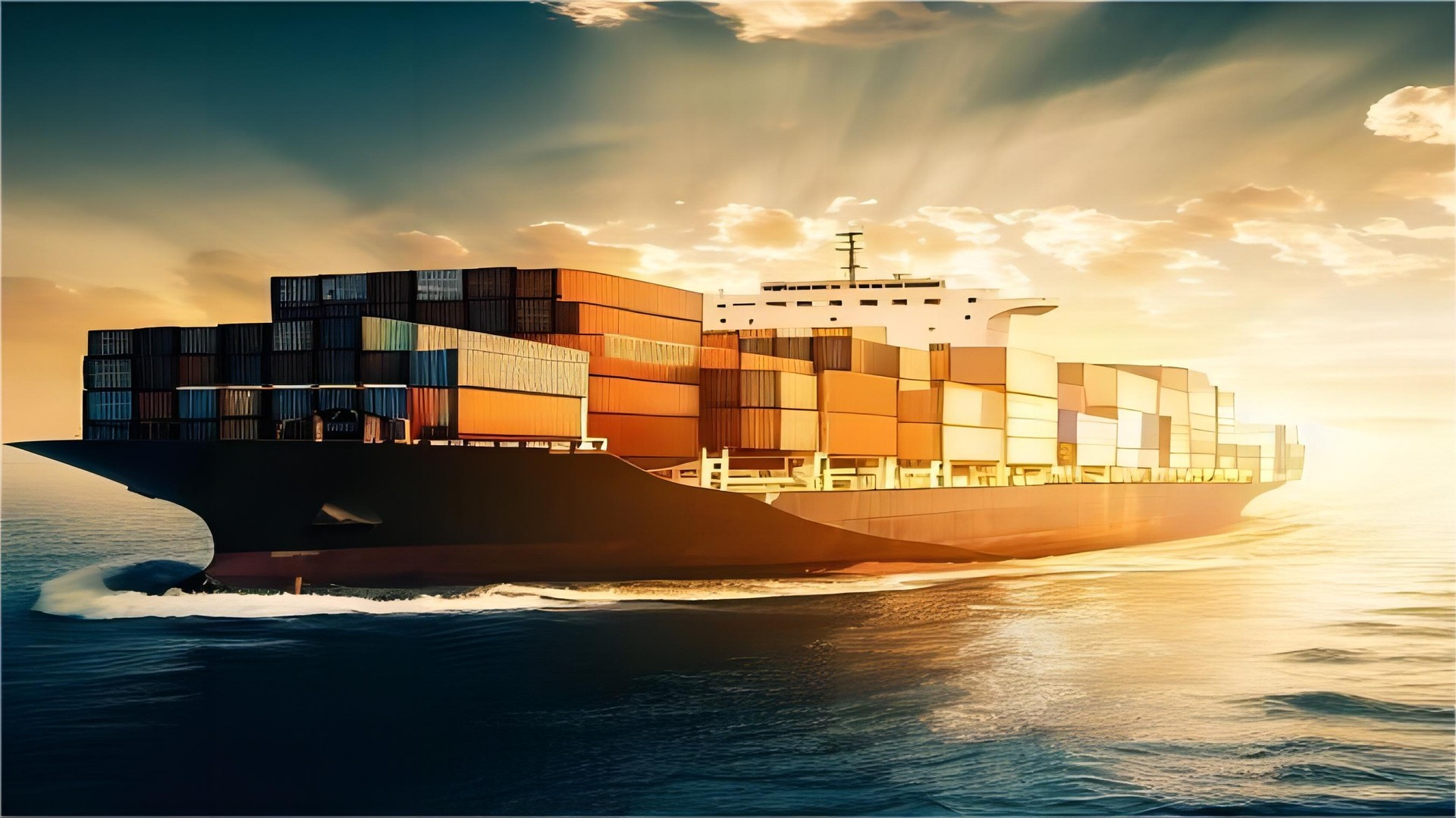 Logistics warehouse showing cargo handling and distribution