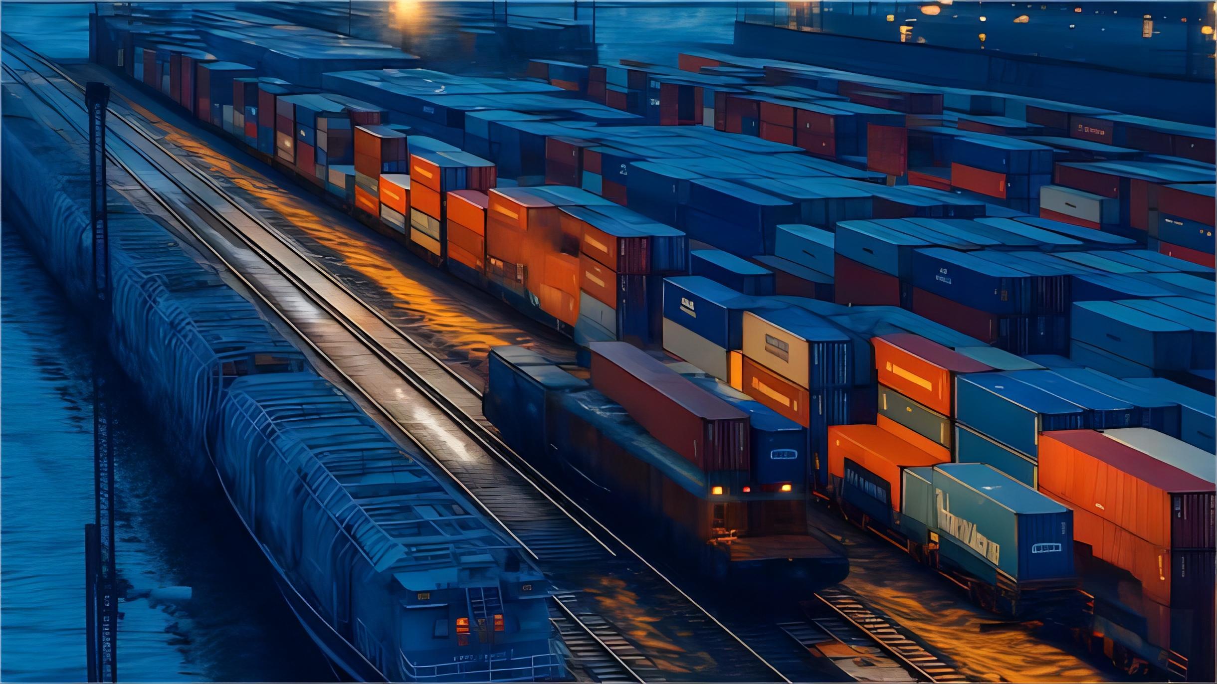 Logistics professional coordinating international freight shipments