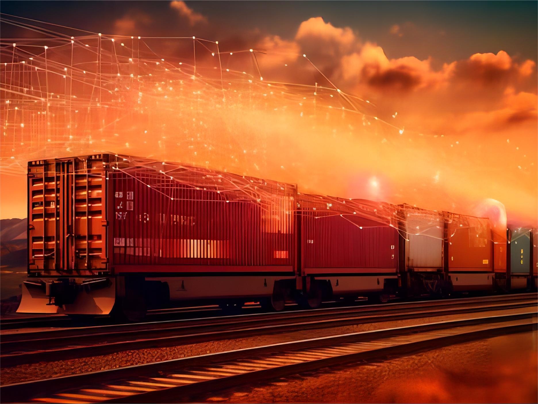 Supply chain management and global logistics map